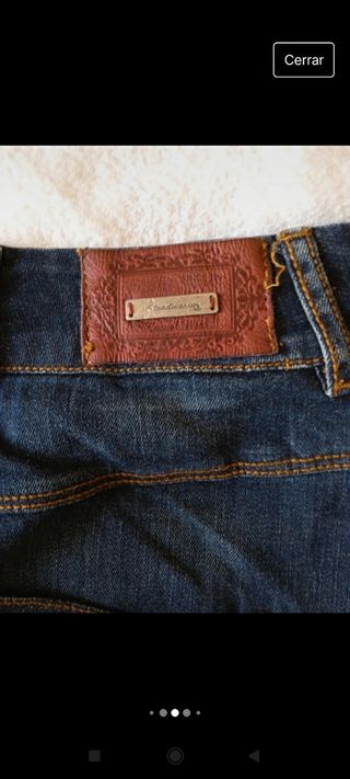 Falda vaquera elástica mujer Stradivarius 42