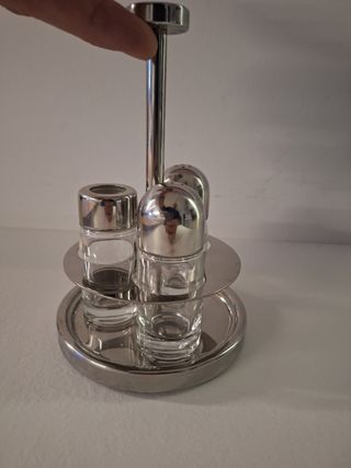 Sale e pepe e stuzzicadenti