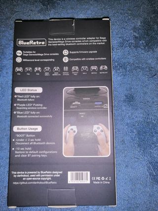 Adaptador  blueretro sega MD