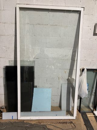 Fijo de aluminio blanco 6+6 seguridad