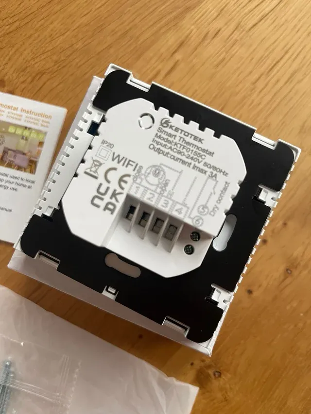 Termostato WiFi KETOTEK KTF0155C