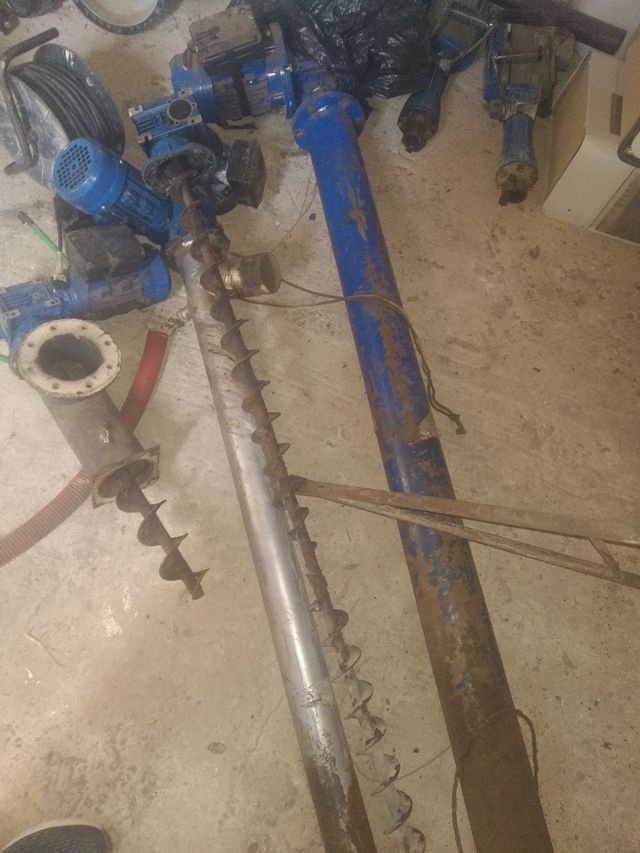 Sinfín para grano o pellet