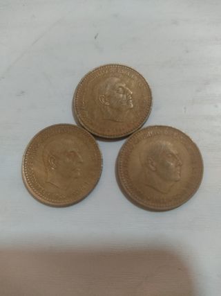 3 pesetas de franco.