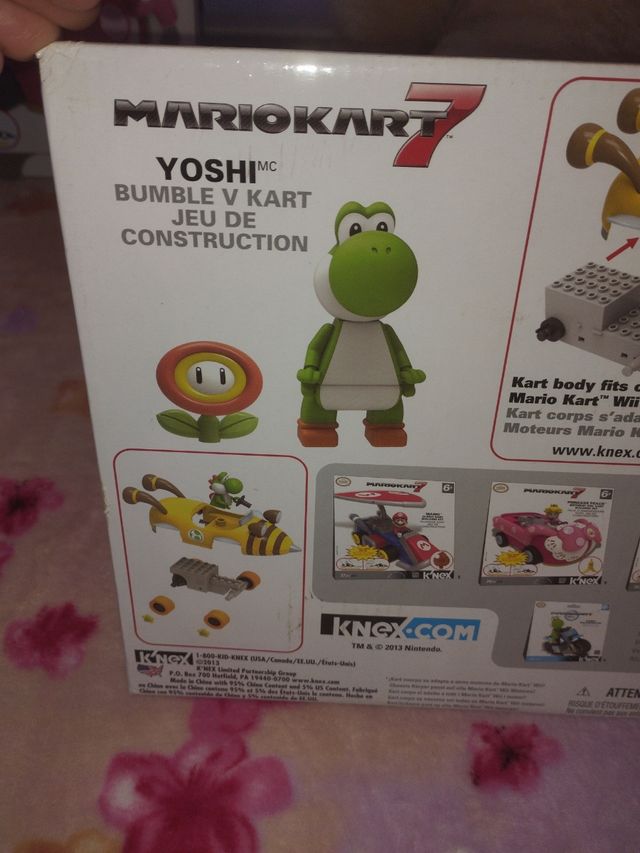 Bambola Yoshi - Mario kart 7