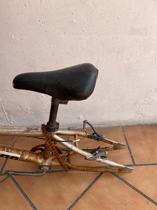 Bicicleta bmx sin ruedas