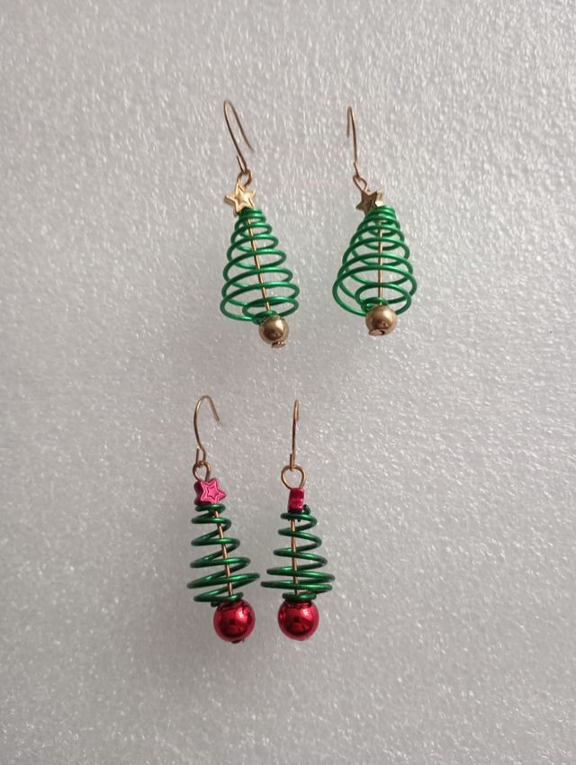 Lotto orecchini Natale