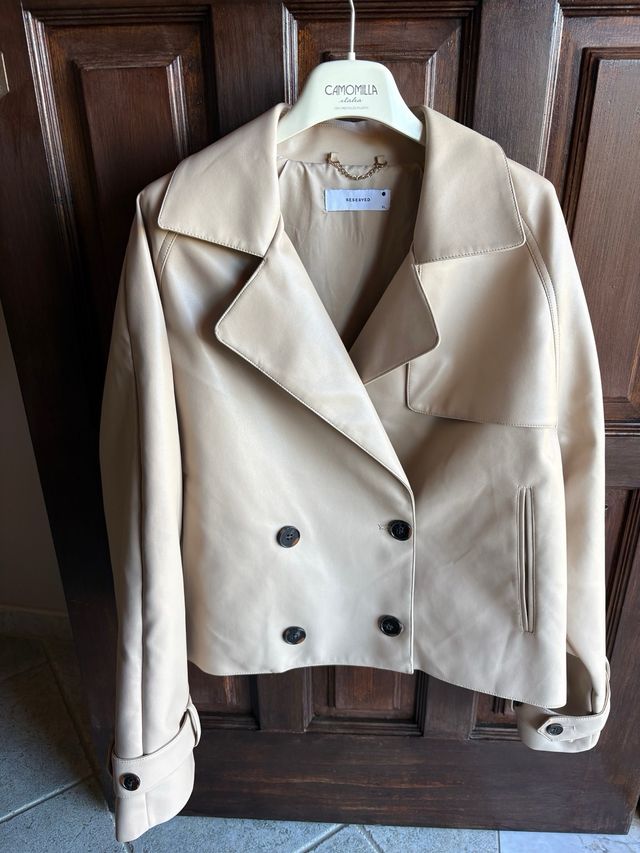 Giacca in pelle reserved