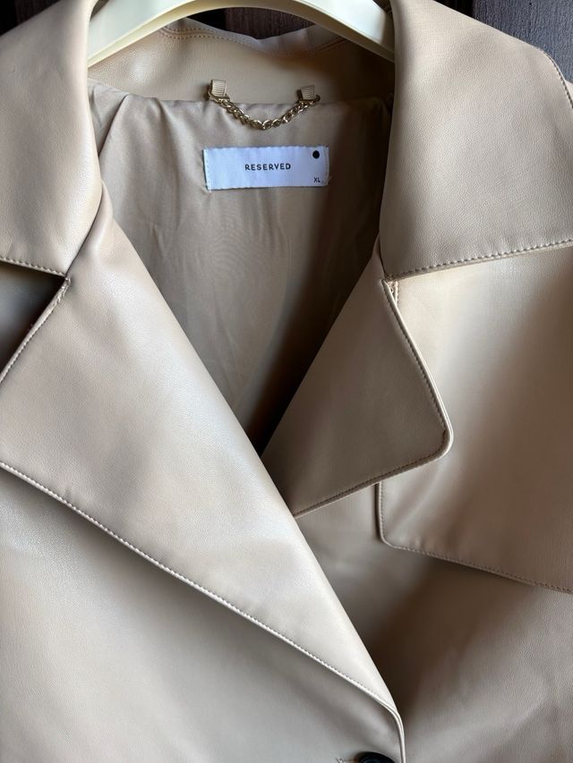 Giacca in pelle reserved