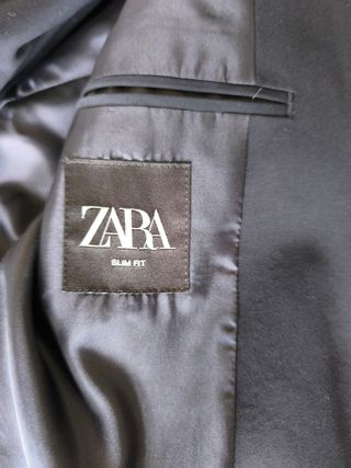 Traje azul marino Zara 