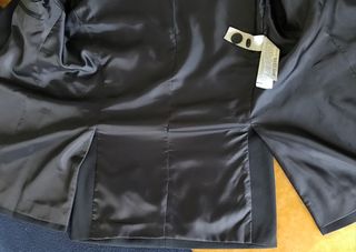 Traje azul marino Zara 