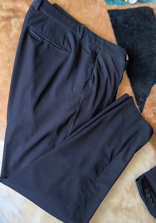 Traje azul marino Zara 