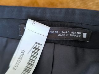 Traje azul marino Zara 