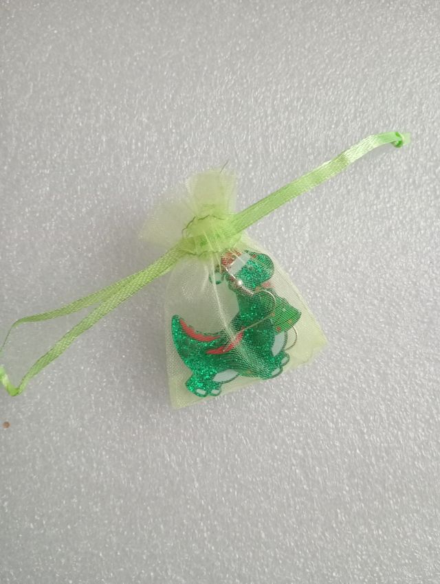 Orecchini Natale dinosauro