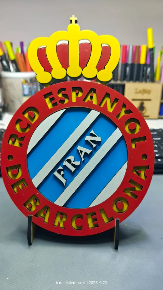 Escudo futbol personalizado