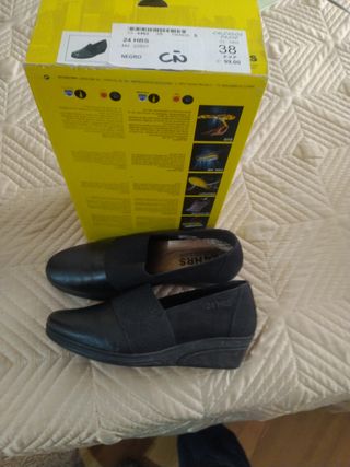 OFERTA   Mocasines 24h  color negro n 38
