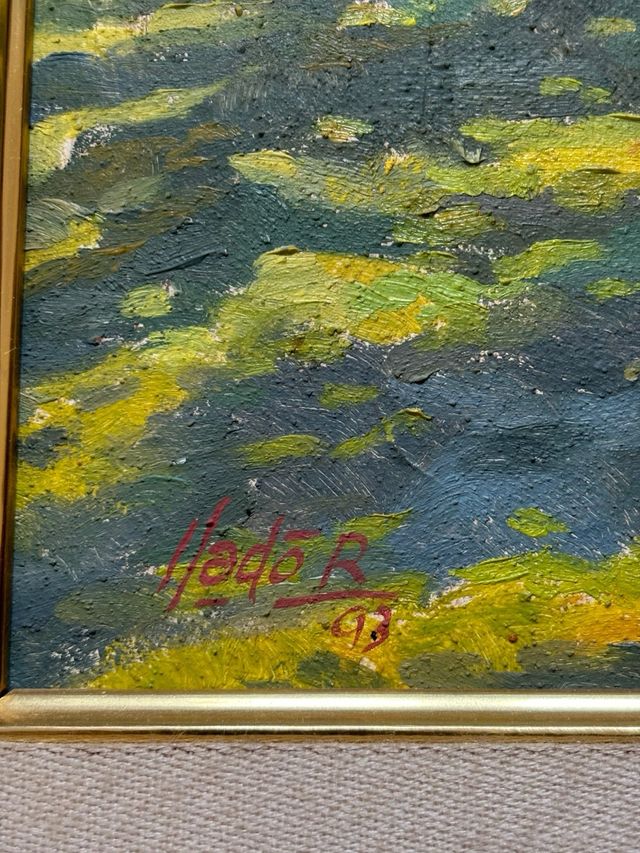 Lote de 2 cuadros oleo gran tamaño.