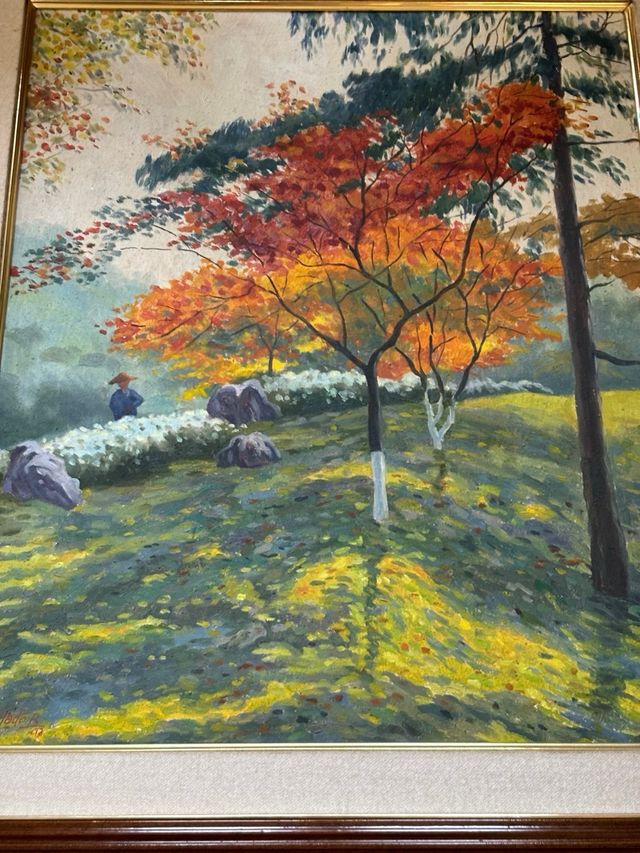 Lote de 2 cuadros oleo gran tamaño.