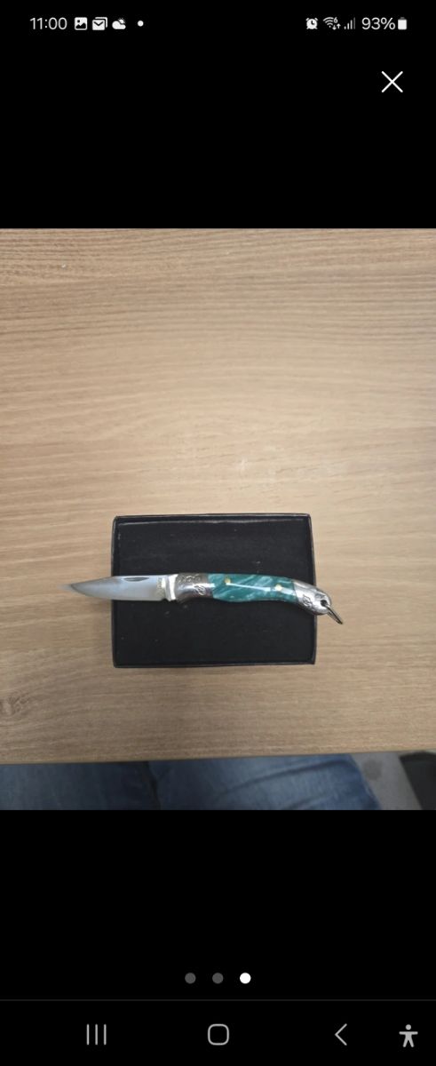 Navaja verde 5cm