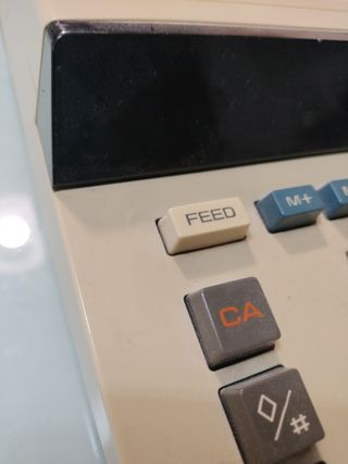 Calculadora Casio DR-120S vintage