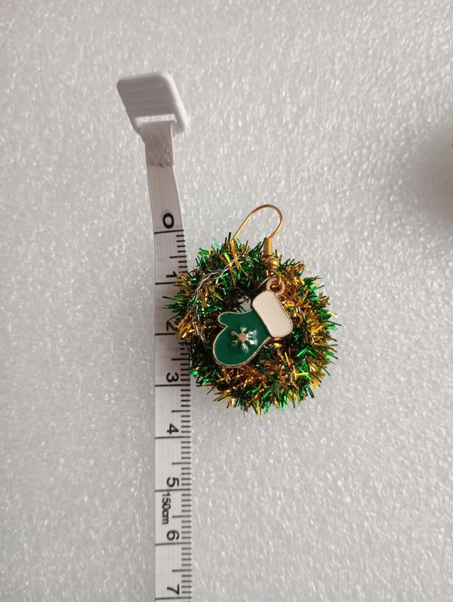 Orecchini Natale ghirlanda