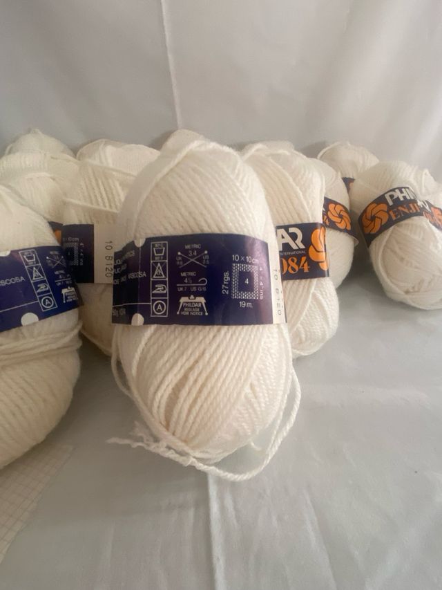 Ovillos lana Phildar Enjeu 084 .blanco (15)