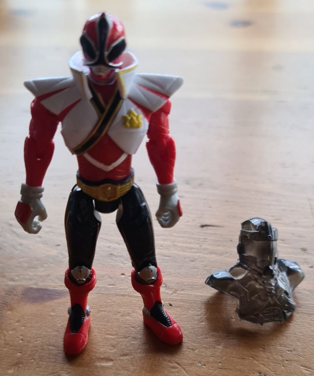 Figura rossa Power Ranger Super Samurai