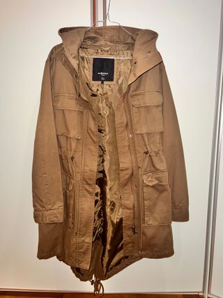 Parka da donna color oliva
