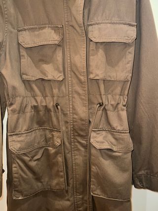 Parka da donna color oliva