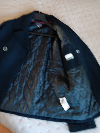 Chaquetón marinero con maxi bufanda 