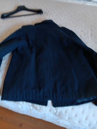 Chaquetón marinero con maxi bufanda 