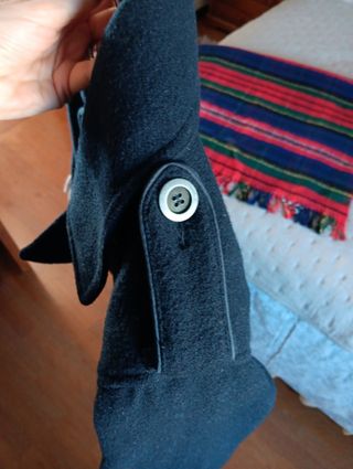 Chaquetón marinero con maxi bufanda 