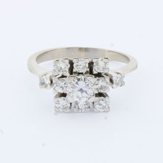 Anillo oro con brillantes