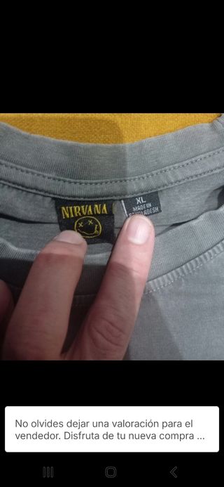 Camiseta vintage Nirvana