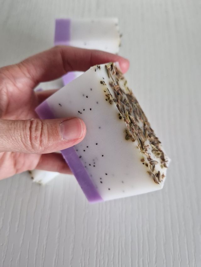 Jabon artesanal de lavanda