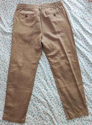 Pantalón de lino - MANGO