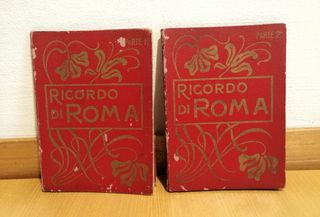 Sei libretti vintage con cartoline.