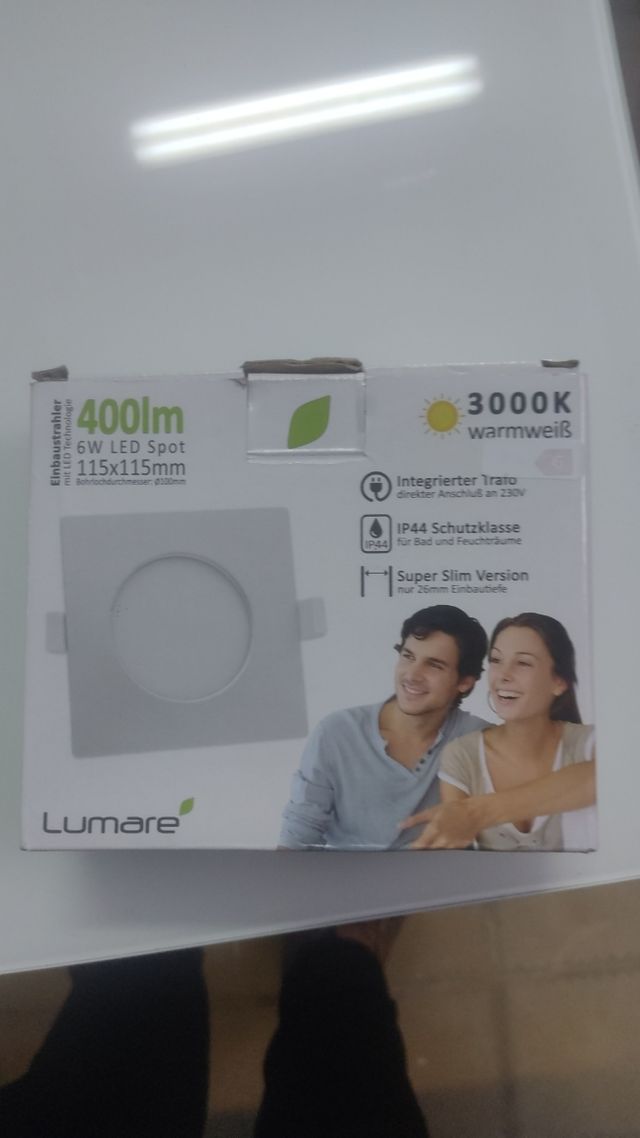 Focos led empotrables