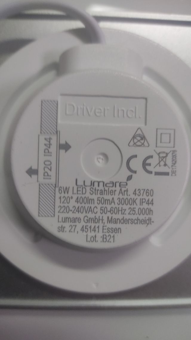 Focos led empotrables