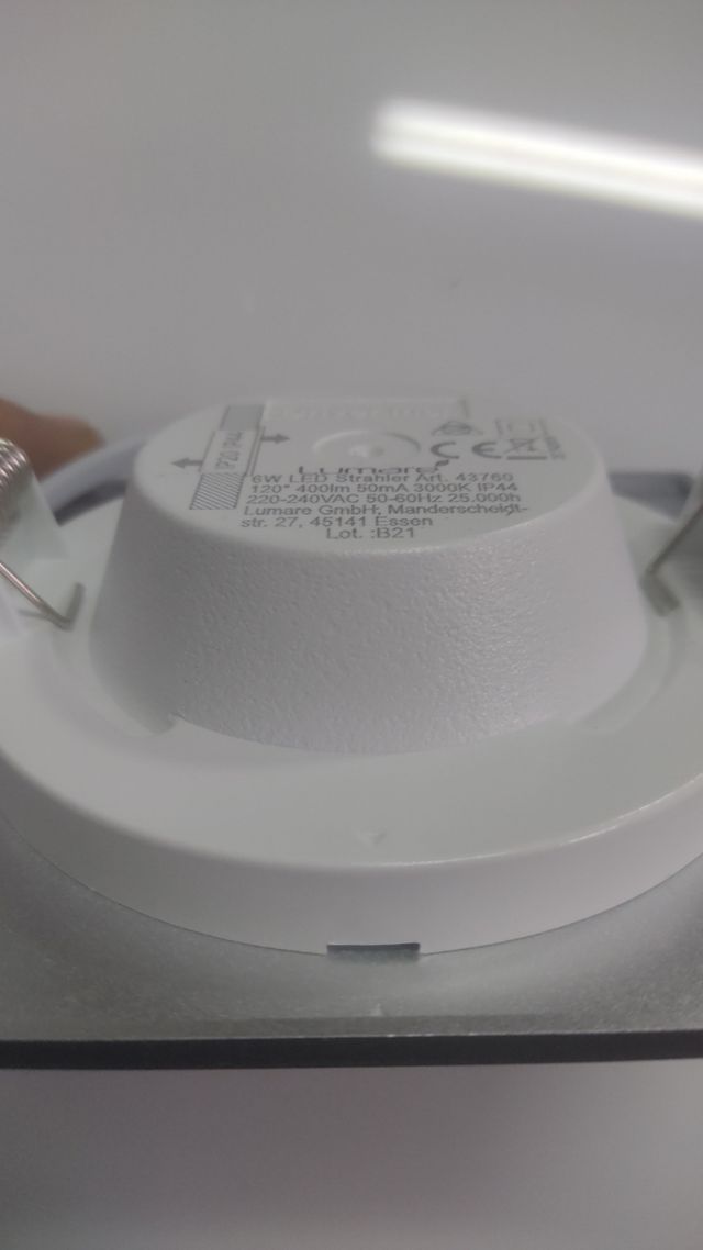 Focos led empotrables