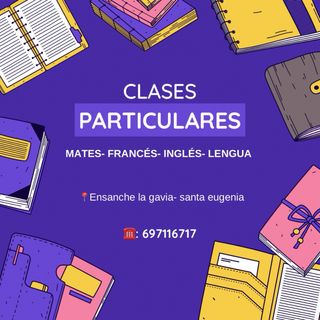 CLASES PARTICULARES  soporte escolar