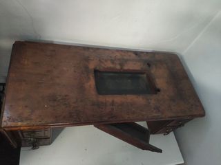 MESA MAQUINA DE COSER SINGER ANTIGUA