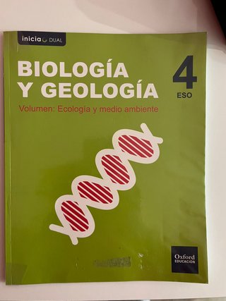Inicia Biología y Geología 4.º ESO. Libro del alum