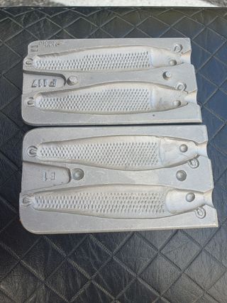 Molde plomo pesca jig