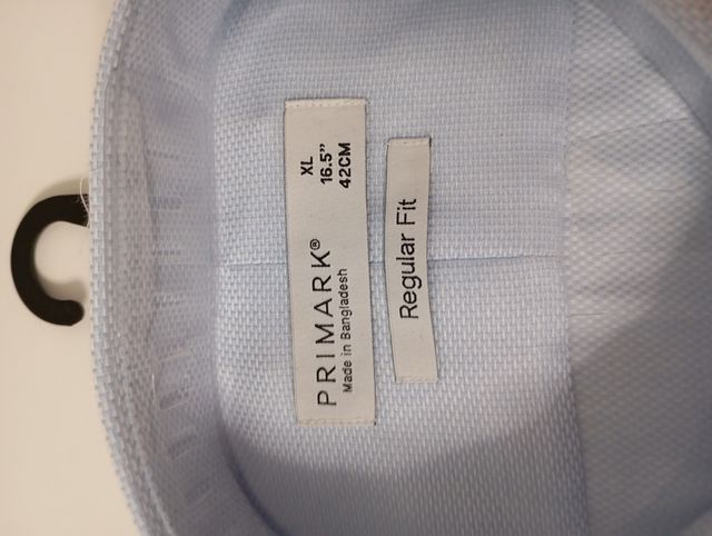 Camicia celeste uomo