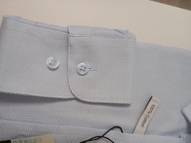 Camicia celeste uomo