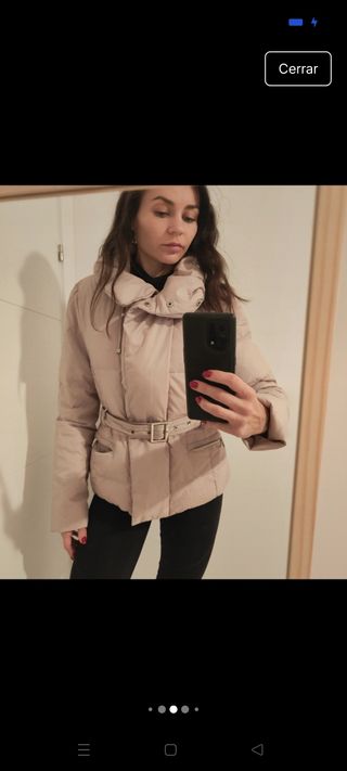 Último precio Abrigo ligero Purificación García