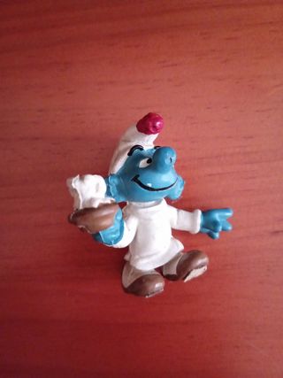 Figura PVC pitufos dormilón 