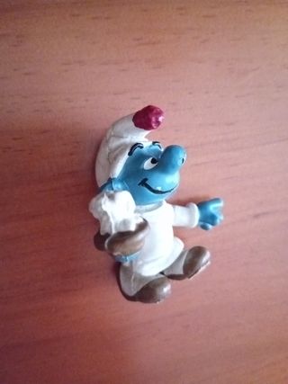 Figura PVC pitufos dormilón 