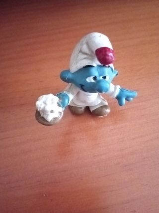 Figura PVC pitufos dormilón 