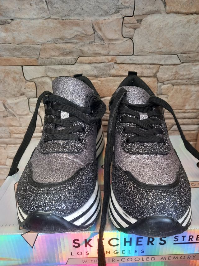 Scarpe donna glitter n39